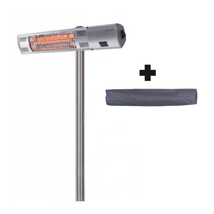 Sunred  COMBIDEAL - Heater & Hoes - Ultra lijn - Zilver - Staand
