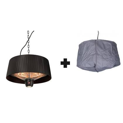 Sunred  COMBIDEAL - Heater & Hoes - Artix - Bright lijn - Zwart -
