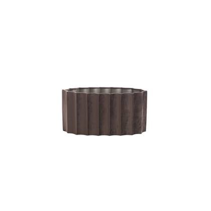 Light&living Kap ovaal recht smal 38-17,5-19 cm DISLI velvet donker... Bruin