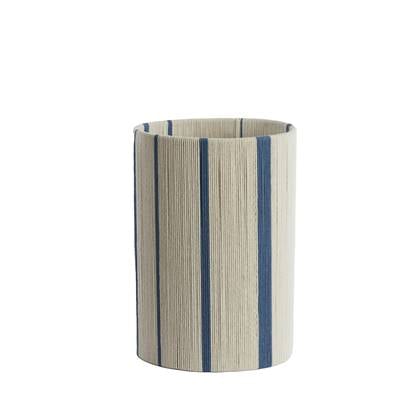 Light & Living Light&living Kap cilinder 25-25-36 cm MEDAN crème+ Blauw