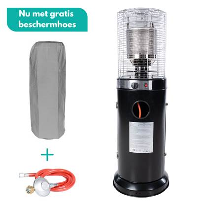 Sunred  COMBIDEAL - Heater & Hoes - Propus - Gas lijn - Zwart -