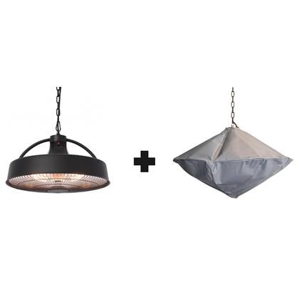 Sunred  COMBIDEAL - Heater & Hoes - Retro - Bright lijn - Zwart -
