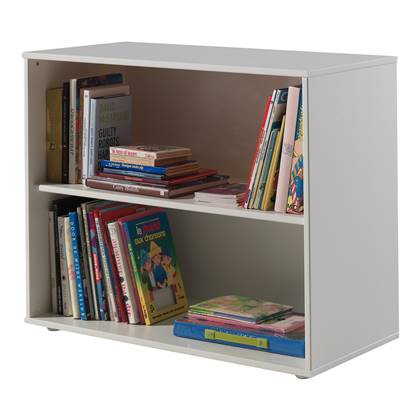 LUCEVI - Pino Boekenkast- Hout - Wit - 85.5x43.3 x71.8 cm