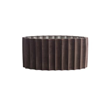 Light&living Kap ovaal recht smal 58-24-27 cm DISLI velvet donker b... Bruin