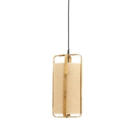 Light&living Hanglamp Ø32x60 cm SENDAI zand+bamboe naturel