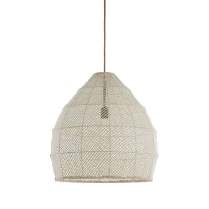 Light & Living - Hanglamp MAKASSAR - Ø50x50cm - Wit afbeelding