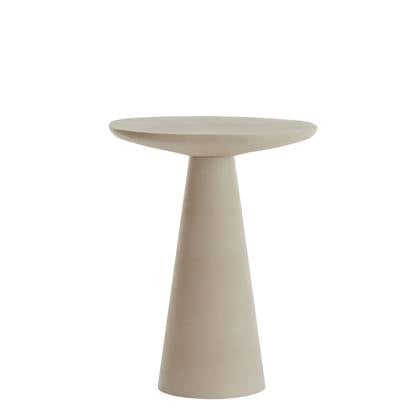 Light & Living Light&living Bijzettafel 45x45x59 cm ABALA mat crème Beige