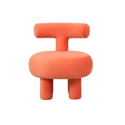 Leitmotiv - Fauteuil Abrazo - Peach orange Oranje