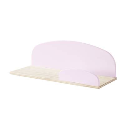 Lucevi  Kiddy Wandplank 65cm - Hout - Roze - 65x25x21.5 cm