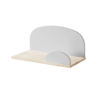 Lucevi  Kiddy Wandplank 45cm - Hout - Grijs - 45x25x21.5 cm