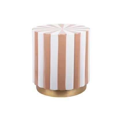 Leitmotiv - Kruk Candy Swirl - Soft brown & white Bruin