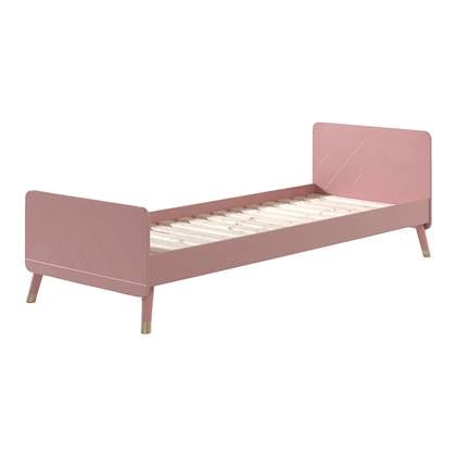 Vipack Billy Eenpersoonsbed 90 x 200 cm - Terra Roze