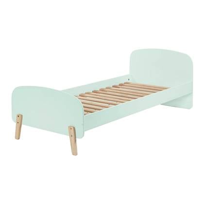 Vipack Kiddy Eenpersoonsbed 90 x 200 cm - Mint Groen Groen, Bruin