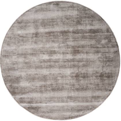 Veer Carpets - Vloerkleed Cos - Viscose Taupe Rond ø200 cm