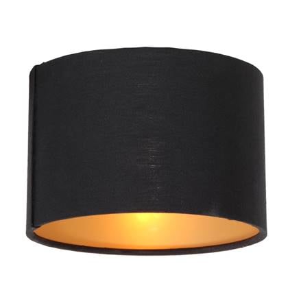 Steinhauer - kap - Shade - - linnen - Ø 13cm - E14 - K3333SS Zwart