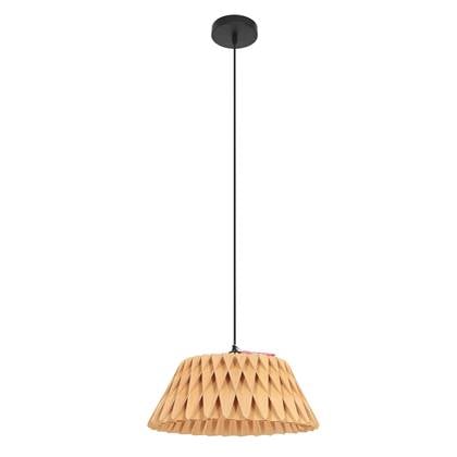 Anne Lighting - hanglamp - Maze - naturel - hout - Ø 46cm - E27 - 3490E Beige
