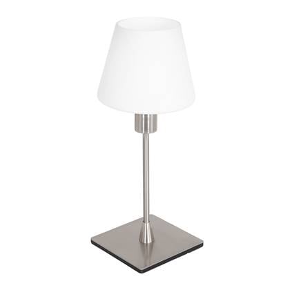 Steinhauer - tafellamp - Ancilla - staal - glas metaal - Ø 14cm - E14 afbeelding