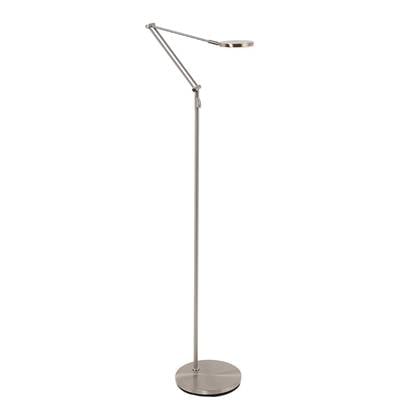 Steinhauer - vloerlamp - Soleil - staal - kunststof metaal - design lamp - LED - 3257ST Zilver