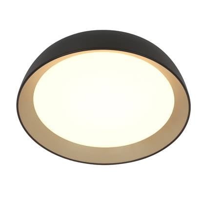 Steinhauer Plafondlamp Mykty Zwart met Goud  Ø45 cm 3200 Lumen 3688ZW