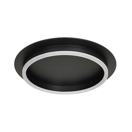 Steinhauer - plafonniere - Ringlux - zwart - metaal - Ø 32cm - LED - 3655ZW