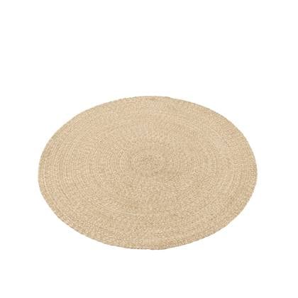 J-line - Tapijt Miami Outdoor Polyester Naturel Medium - 150x150x2cm Bruin