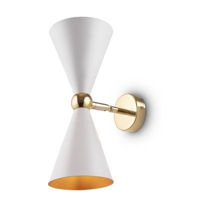 Maytoni  Wandlamp Vesper - Wit met goud