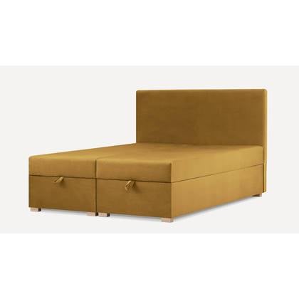 by fonQ Boxspring Solid velvet met relaxfunctie 160 x 200 cm