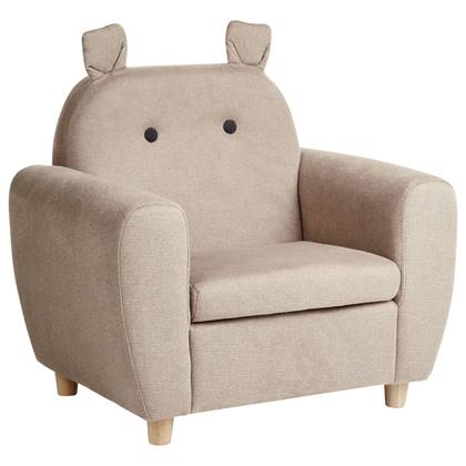 Beliani - MARIBO - Kinderfauteuil - Beige - Stof