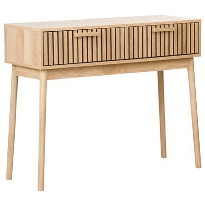 Beliani - LYNWOOD - Consoletafel - Lichthout - MDF