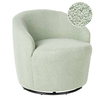 DAVIK - Fauteuil - Lichtgroen - Bouclé