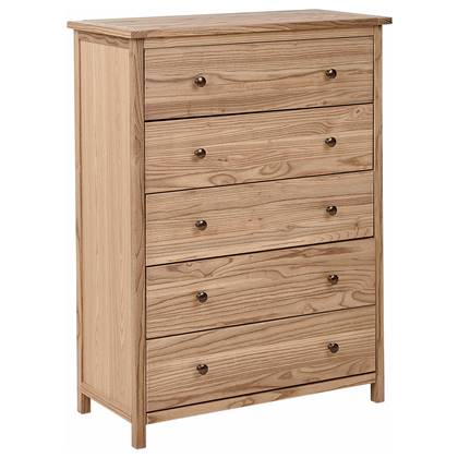 Beliani - SALTON - Ladekast met 5 lades - Lichte houtkleur - Sassafras