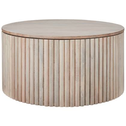 Beliani - KIRKWOOD - Salontafel - Lichte houtkleur - Mangohout