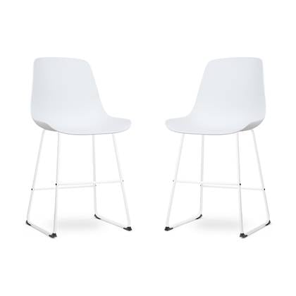 Nolon Nino-Pip barkruk - onderstel - 65 cm - set van 2 Wit