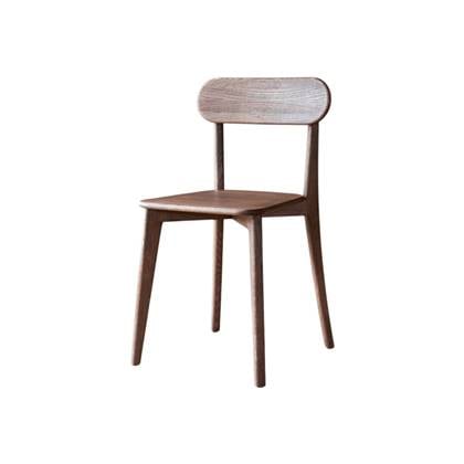 Tikamoon - Set van 2 massief eiken stoelen brown Abel