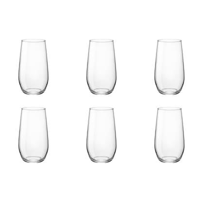 Rocco Bormioli Longdrink Electra 39 cl - Transparant 6 stuks