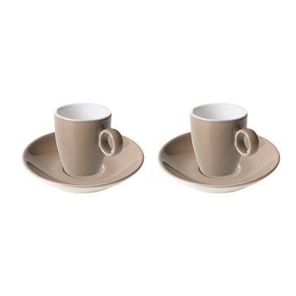 Maastricht Porselein Espressoset Bart Colour 6,5cl Bruin 2 stuk(s)