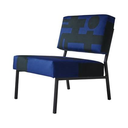 Tikamoon - Barbican - Blauwe Franse fauteuil