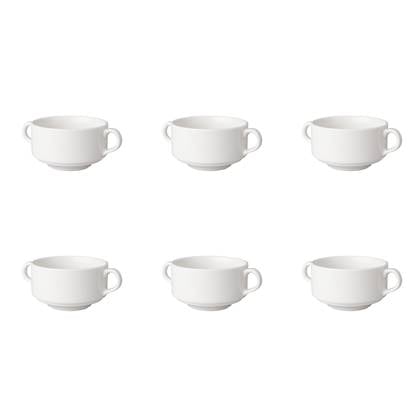Mammoet Soepkom Budgetline 30 cl Wit 6 stuks