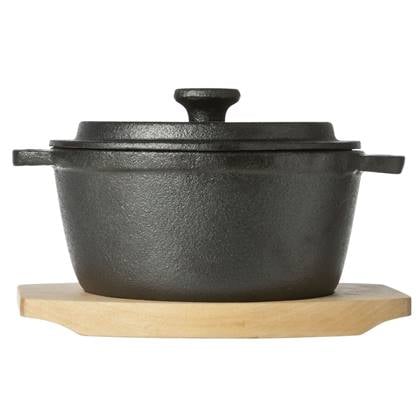 Cosy & Trendy Serveerpan Gietijzer ø 13 cm | 500 ml