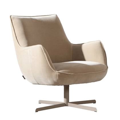 Bronx71 Fauteuil Stella draaibaar velvet taupe