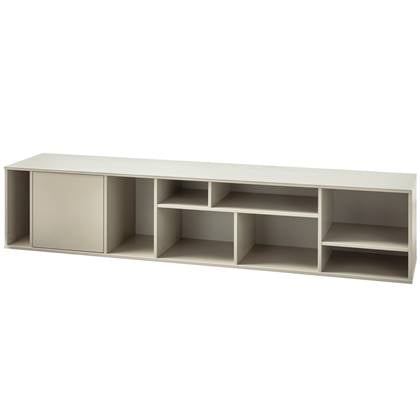 vtwonen Letterba(n)k XL Wandmeubel - Grenen - Dust - 40x194x40 Beige