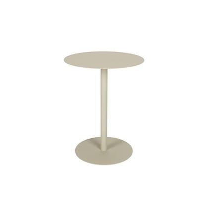 Zuiver Snow Bijzettafel Rond 35 cm Metaal Beige