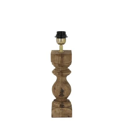 Light & Living Lampvoet Cumani - Hout - 9x27cm Bruin