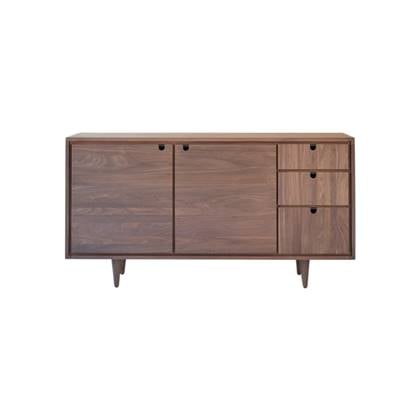 Tikamoon  Jonàk - Massief notenhouten dressoir 145 cm