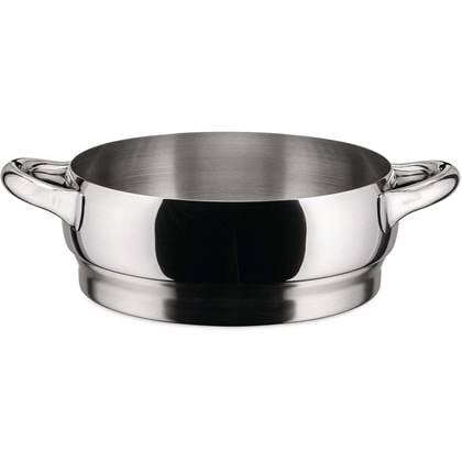 Alessi Stoommandje Mami - SG307 - ø 24 cm - door Stefano Giovannoni Zilver