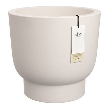 Elho Amber Grail 30 - Wit - L 30 x B x H 28 cm - Binnen en Buiten - 100% gerecycled