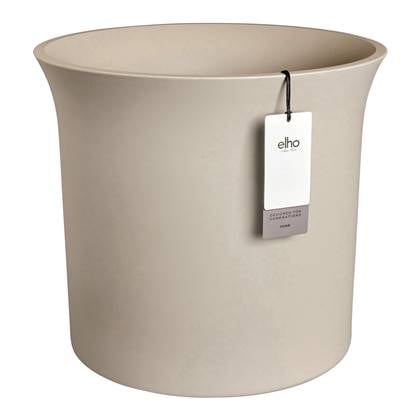 Elho June Tulip 47 - Beige - Ø 47 x H 43 cm - Binnen en Buiten - 100% gerecycled