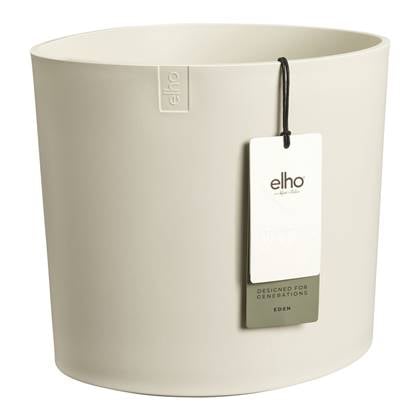 Elho Eden 30 - Wit - L 31 x B x H 28 cm - Binnen en Buiten - 100% gerecycled