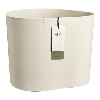 Elho Eden Aquacare Low 40 - Wit - L 44 x B x H 35 cm - Binnen en Buiten - 100% gerecycled