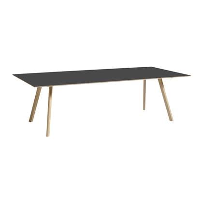 HAY CPH30 2.0 Eettafel - Eikenhout frame Black linoleum 